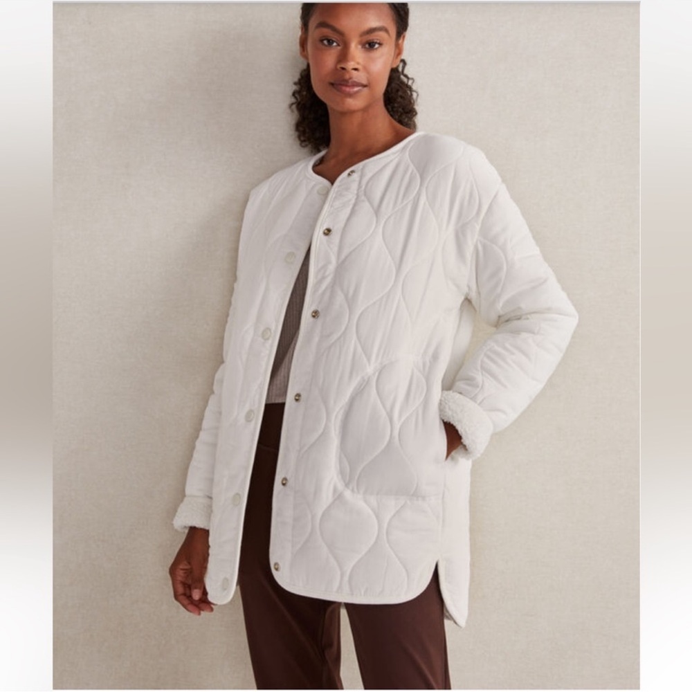 Haven well within reversible Sherpa Oversized Quilted Jacket